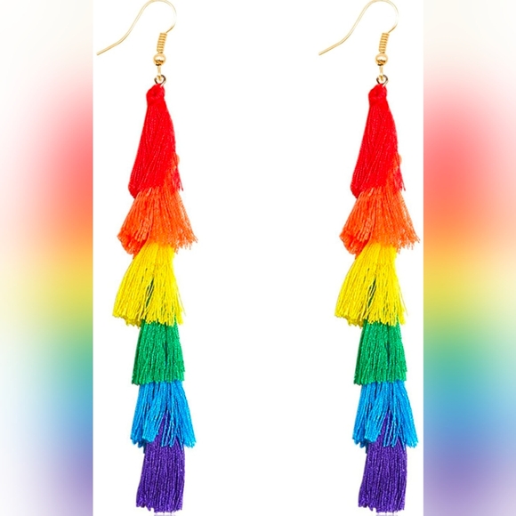Accessories - Colorful Tassel Earrings Brand New.